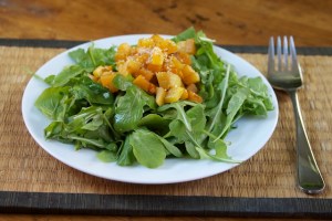 Arugula Salad with Pan-Seared Butternut Squash
